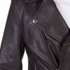 Black Perfecto Wizened Lamb Leather Biker Jacket