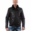 men-s-leather-jacket-mink-fur-collar-central-zip-and-buttons-pockets-regular-fit-davide-black